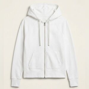 GAP White Zip-Up Hoodie